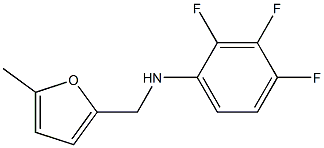 2,3,4-trifluoro-N-[(5-methylfuran-2-yl)methyl]aniline 化学構造式
