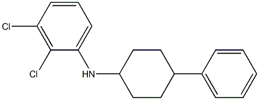 2,3-dichloro-N-(4-phenylcyclohexyl)aniline Structure