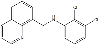 2,3-dichloro-N-(quinolin-8-ylmethyl)aniline,,结构式