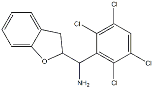 2,3-dihydro-1-benzofuran-2-yl(2,3,5,6-tetrachlorophenyl)methanamine