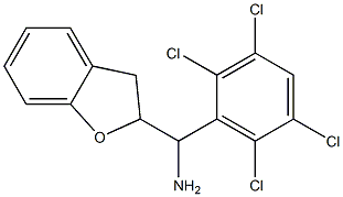 2,3-dihydro-1-benzofuran-2-yl(2,3,5,6-tetrachlorophenyl)methanamine|