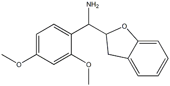 2,3-dihydro-1-benzofuran-2-yl(2,4-dimethoxyphenyl)methanamine