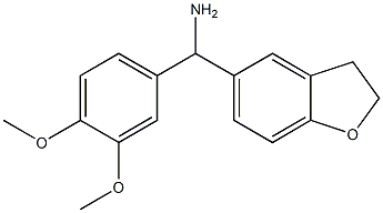 2,3-dihydro-1-benzofuran-5-yl(3,4-dimethoxyphenyl)methanamine