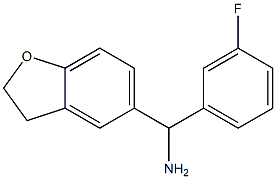  2,3-dihydro-1-benzofuran-5-yl(3-fluorophenyl)methanamine