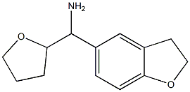 2,3-dihydro-1-benzofuran-5-yl(oxolan-2-yl)methanamine Structure