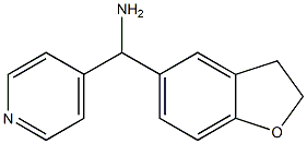 2,3-dihydro-1-benzofuran-5-yl(pyridin-4-yl)methanamine Struktur