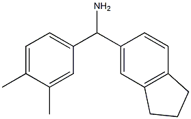 2,3-dihydro-1H-inden-5-yl(3,4-dimethylphenyl)methanamine