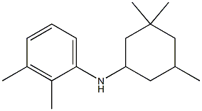 2,3-dimethyl-N-(3,3,5-trimethylcyclohexyl)aniline Structure