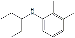 2,3-dimethyl-N-(pentan-3-yl)aniline,,结构式