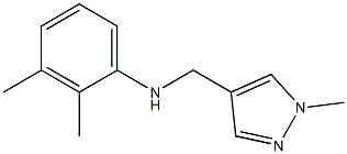 2,3-dimethyl-N-[(1-methyl-1H-pyrazol-4-yl)methyl]aniline,,结构式