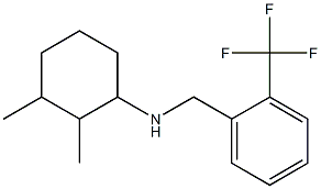 2,3-dimethyl-N-{[2-(trifluoromethyl)phenyl]methyl}cyclohexan-1-amine Structure