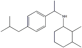 2,3-dimethyl-N-{1-[4-(2-methylpropyl)phenyl]ethyl}cyclohexan-1-amine