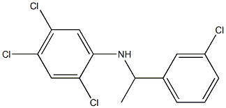 2,4,5-trichloro-N-[1-(3-chlorophenyl)ethyl]aniline