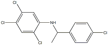 2,4,5-trichloro-N-[1-(4-chlorophenyl)ethyl]aniline Structure