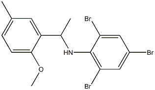 2,4,6-tribromo-N-[1-(2-methoxy-5-methylphenyl)ethyl]aniline