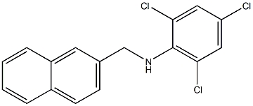 2,4,6-trichloro-N-(naphthalen-2-ylmethyl)aniline Structure