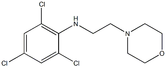 2,4,6-trichloro-N-[2-(morpholin-4-yl)ethyl]aniline,,结构式