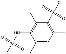 2,4,6-trimethyl-3-[(methylsulfonyl)amino]benzenesulfonyl chloride