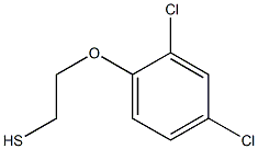 2,4-dichloro-1-(2-sulfanylethoxy)benzene 化学構造式