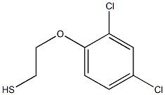 2,4-dichloro-1-(2-sulfanylethoxy)benzene,,结构式