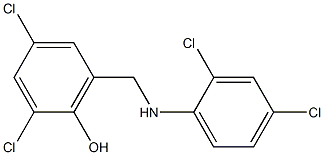 2,4-dichloro-6-{[(2,4-dichlorophenyl)amino]methyl}phenol|