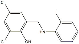  2,4-dichloro-6-{[(2-iodophenyl)amino]methyl}phenol