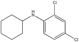 2,4-dichloro-N-cyclohexylaniline Structure