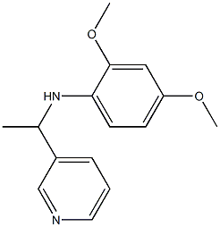 2,4-dimethoxy-N-[1-(pyridin-3-yl)ethyl]aniline