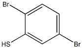 2,5-dibromobenzene-1-thiol 化学構造式