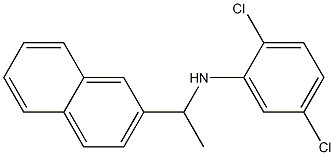 2,5-dichloro-N-[1-(naphthalen-2-yl)ethyl]aniline Structure