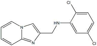 2,5-dichloro-N-{imidazo[1,2-a]pyridin-2-ylmethyl}aniline Structure