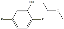 2,5-difluoro-N-(2-methoxyethyl)aniline 结构式