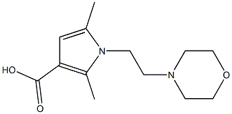 2,5-dimethyl-1-(2-morpholin-4-ylethyl)-1H-pyrrole-3-carboxylic acid|