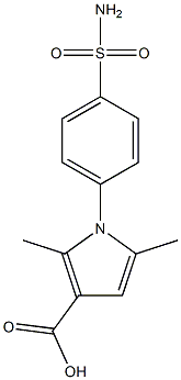 2,5-dimethyl-1-(4-sulfamoylphenyl)-1H-pyrrole-3-carboxylic acid