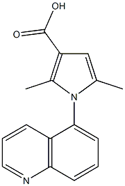 2,5-dimethyl-1-(quinolin-5-yl)-1H-pyrrole-3-carboxylic acid