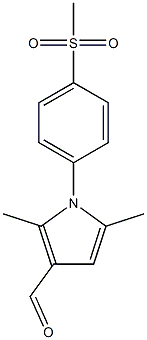  2,5-dimethyl-1-[4-(methylsulfonyl)phenyl]-1H-pyrrole-3-carbaldehyde