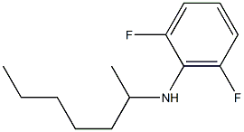 2,6-difluoro-N-(heptan-2-yl)aniline Struktur