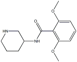 2,6-dimethoxy-N-(piperidin-3-yl)benzamide Structure