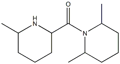 2,6-dimethyl-1-[(6-methylpiperidin-2-yl)carbonyl]piperidine Structure