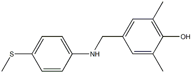  2,6-dimethyl-4-({[4-(methylsulfanyl)phenyl]amino}methyl)phenol