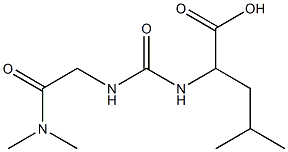 2-[({[2-(dimethylamino)-2-oxoethyl]amino}carbonyl)amino]-4-methylpentanoic acid