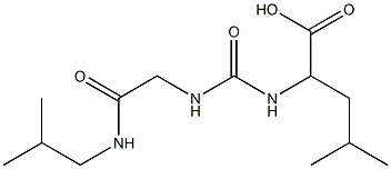 2-[({[2-(isobutylamino)-2-oxoethyl]amino}carbonyl)amino]-4-methylpentanoic acid|