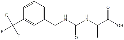 2-[({[3-(trifluoromethyl)phenyl]methyl}carbamoyl)amino]propanoic acid