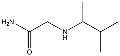2-[(1,2-dimethylpropyl)amino]acetamide 结构式
