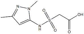 2-[(1,3-dimethyl-1H-pyrazol-5-yl)sulfamoyl]acetic acid