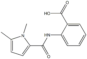2-[(1,5-dimethyl-1H-pyrrole-2-)(methyl)amido]benzoic acid 结构式