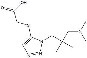 2-[(1-{2-[(dimethylamino)methyl]-2-methylpropyl}-1H-1,2,3,4-tetrazol-5-yl)sulfanyl]acetic acid