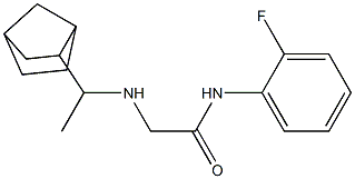 2-[(1-{bicyclo[2.2.1]heptan-2-yl}ethyl)amino]-N-(2-fluorophenyl)acetamide