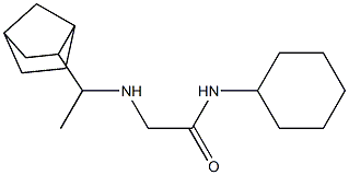 2-[(1-{bicyclo[2.2.1]heptan-2-yl}ethyl)amino]-N-cyclohexylacetamide