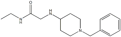 2-[(1-benzylpiperidin-4-yl)amino]-N-ethylacetamide Structure